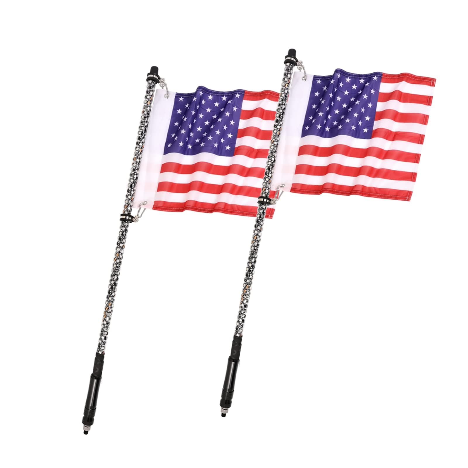 2PCS 3FT LED WHIP LIGHTS WITH FLAG POLE REMOTE CONTROL