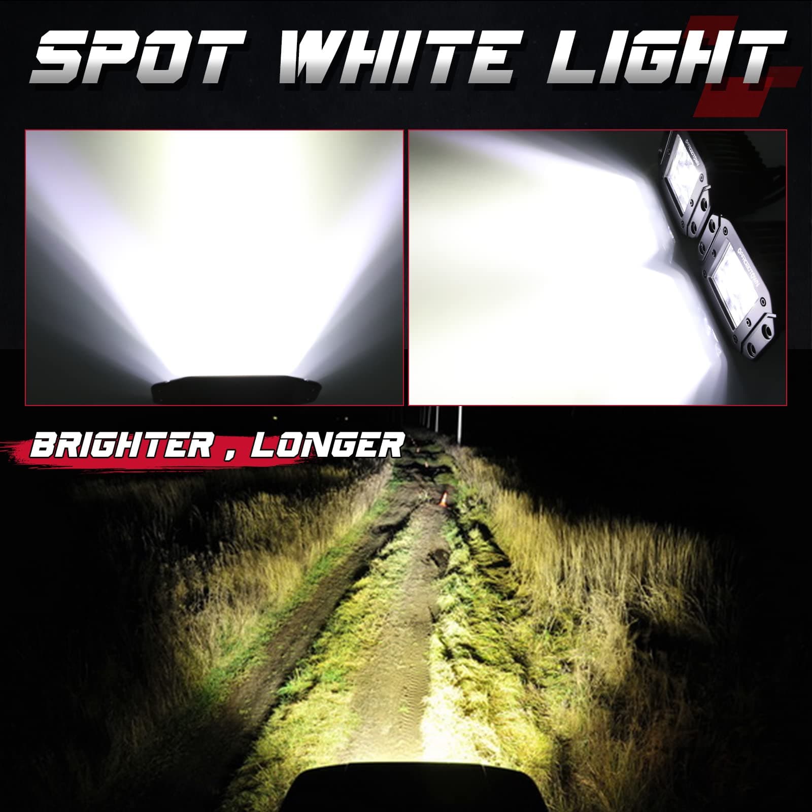 5 inch flush led pods