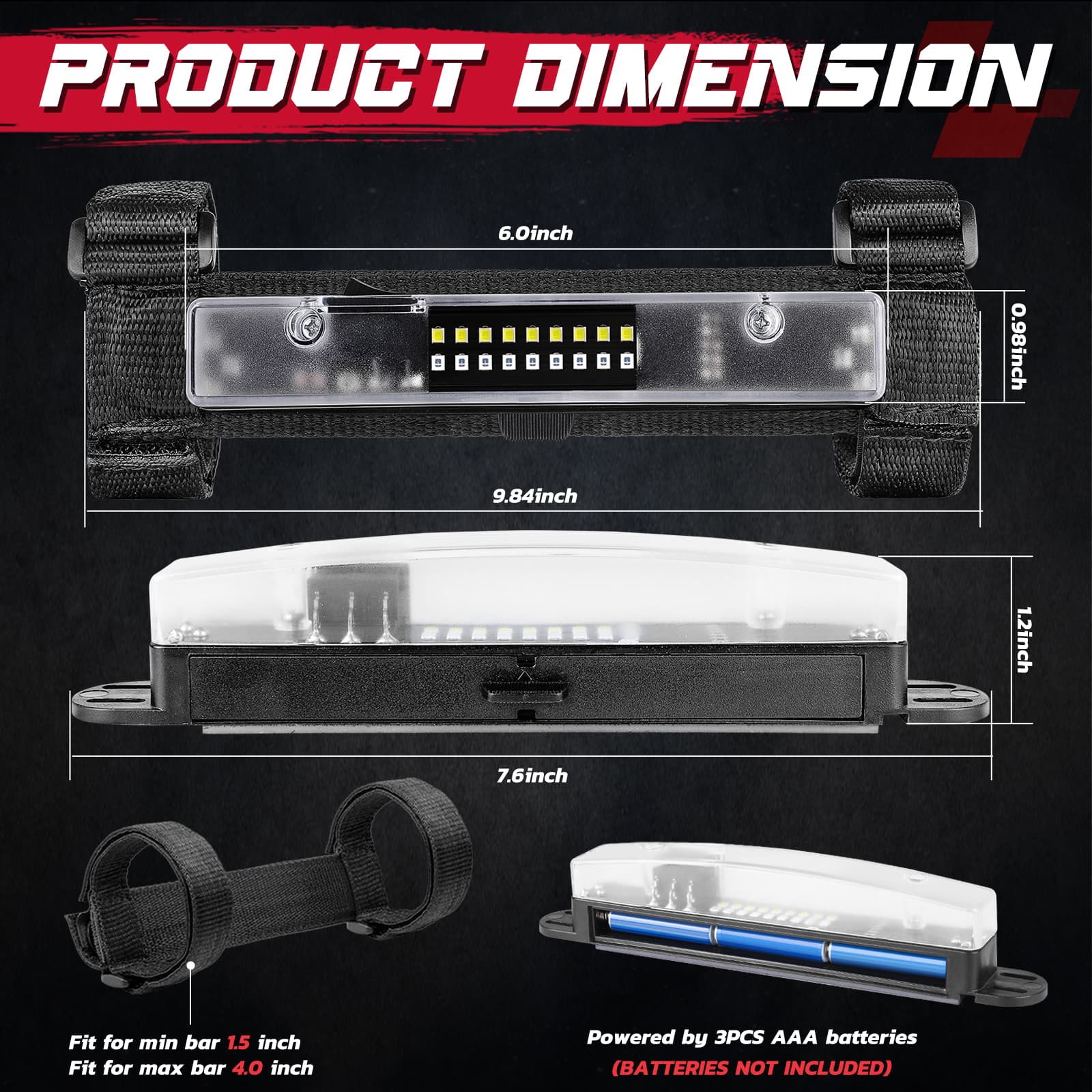 LED UTV DOME LIGHT
