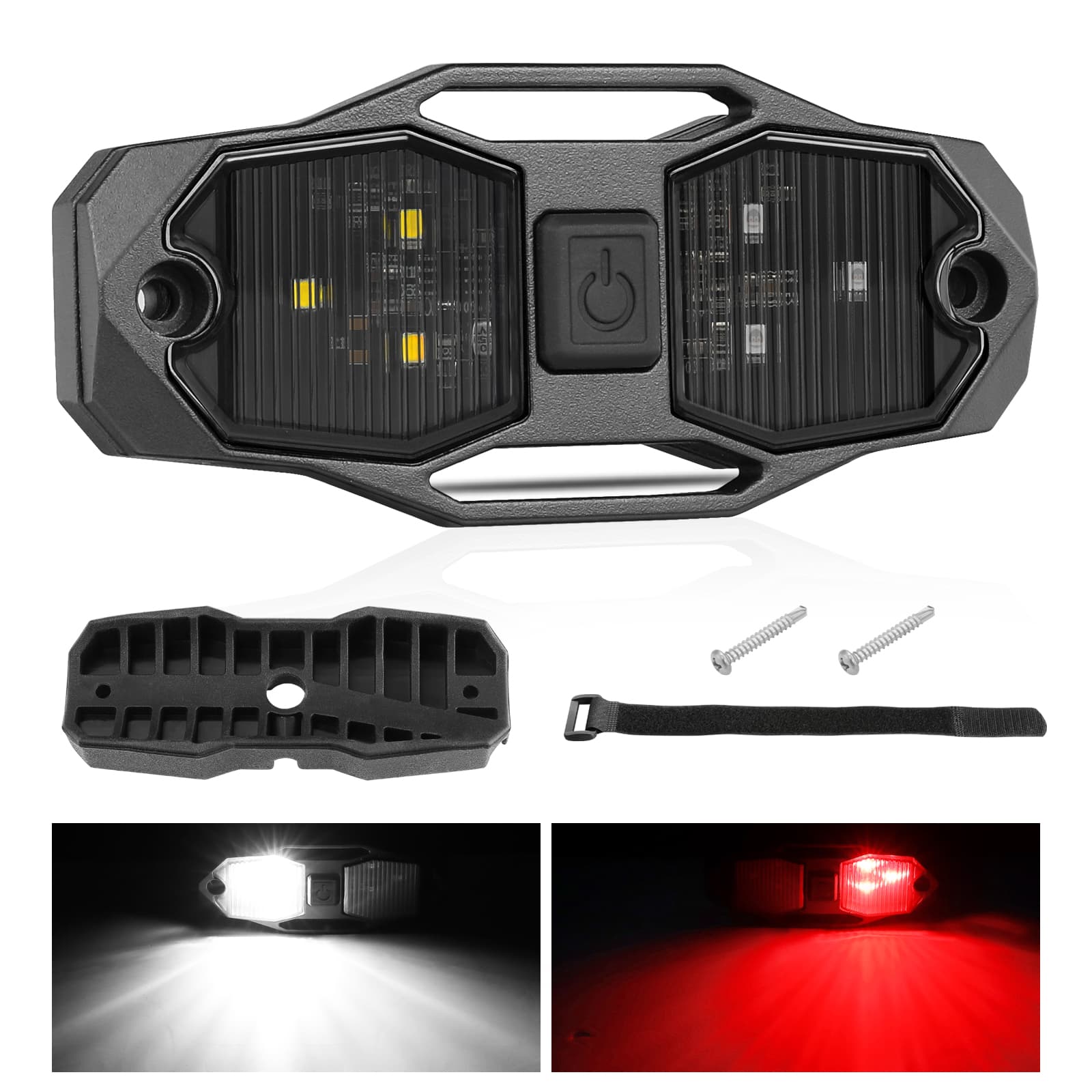 Red UTV Dome Light