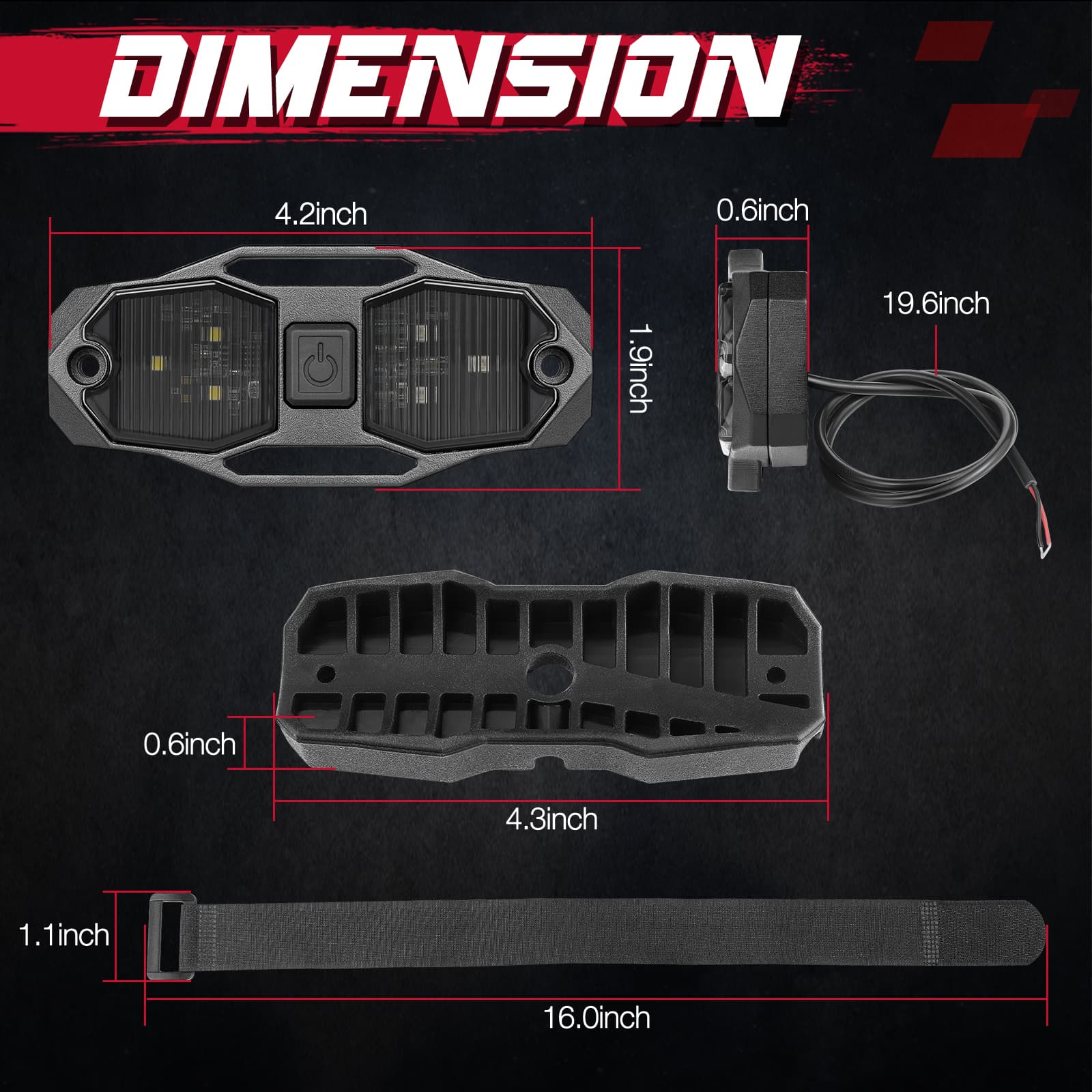 Universal Roll Bar Dome Light