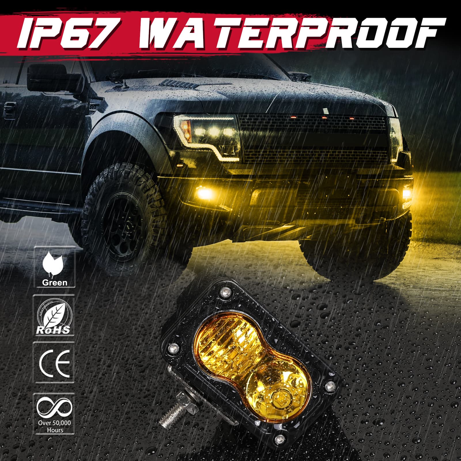amber fog lights for trucks