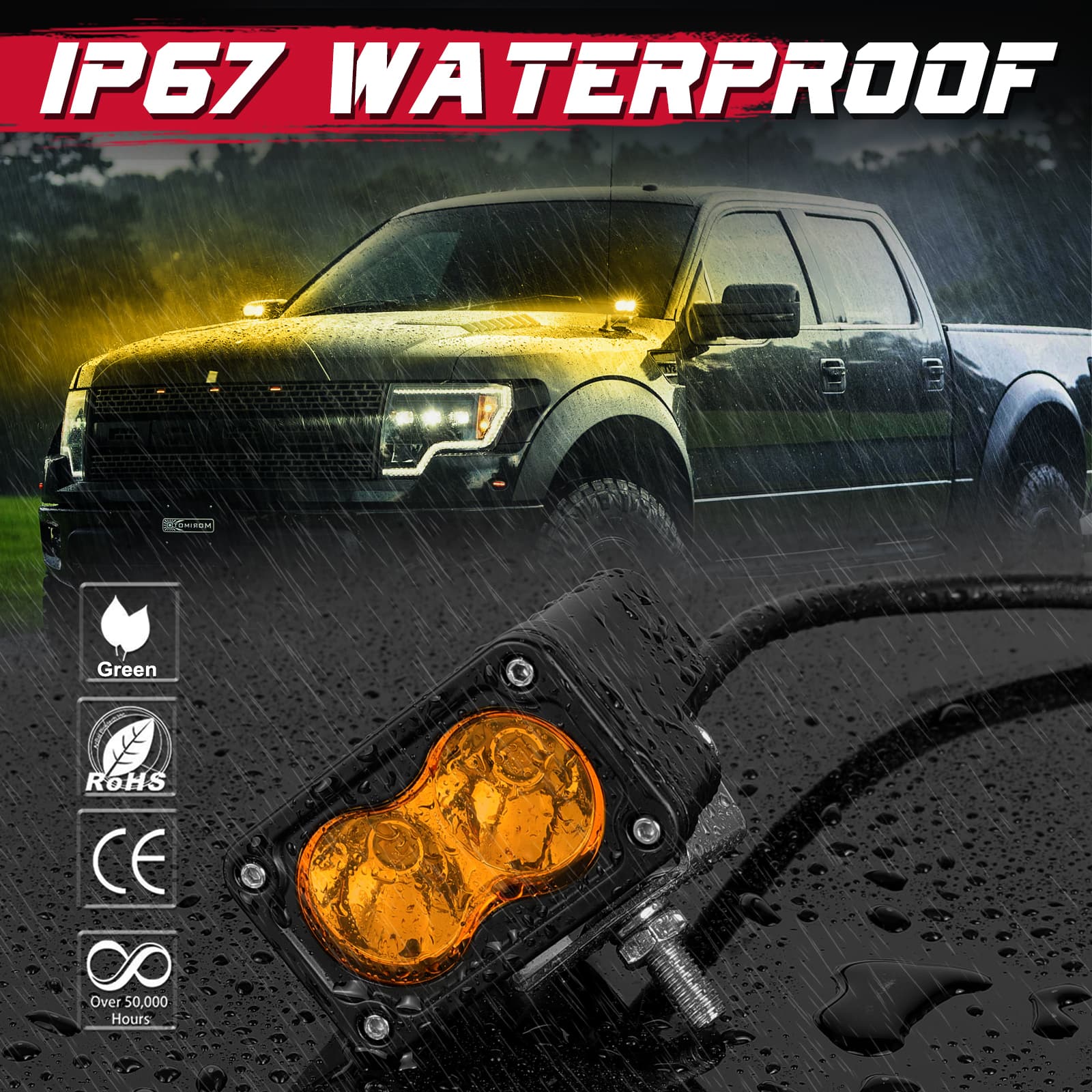 amber led light bar