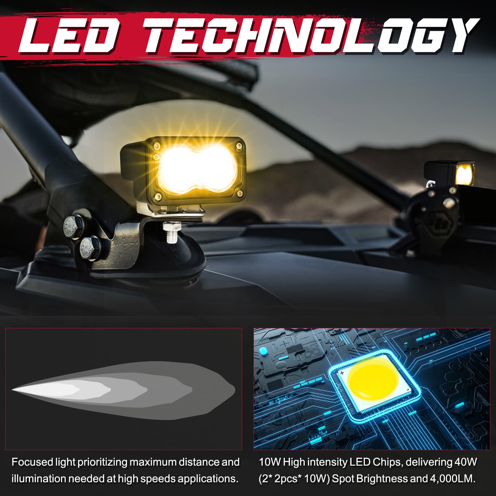 amber light pods