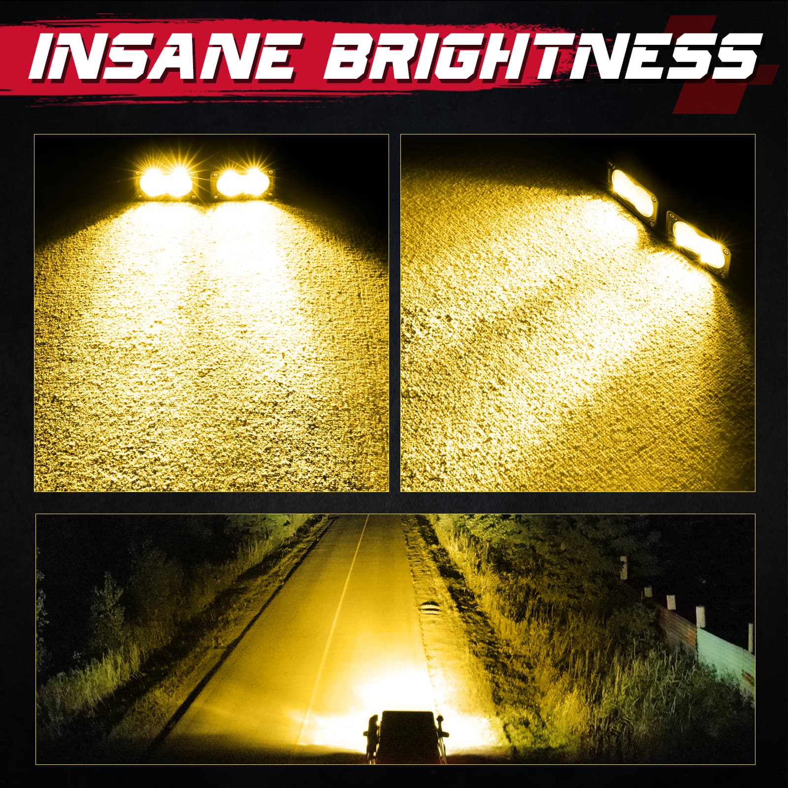 amber off road lights