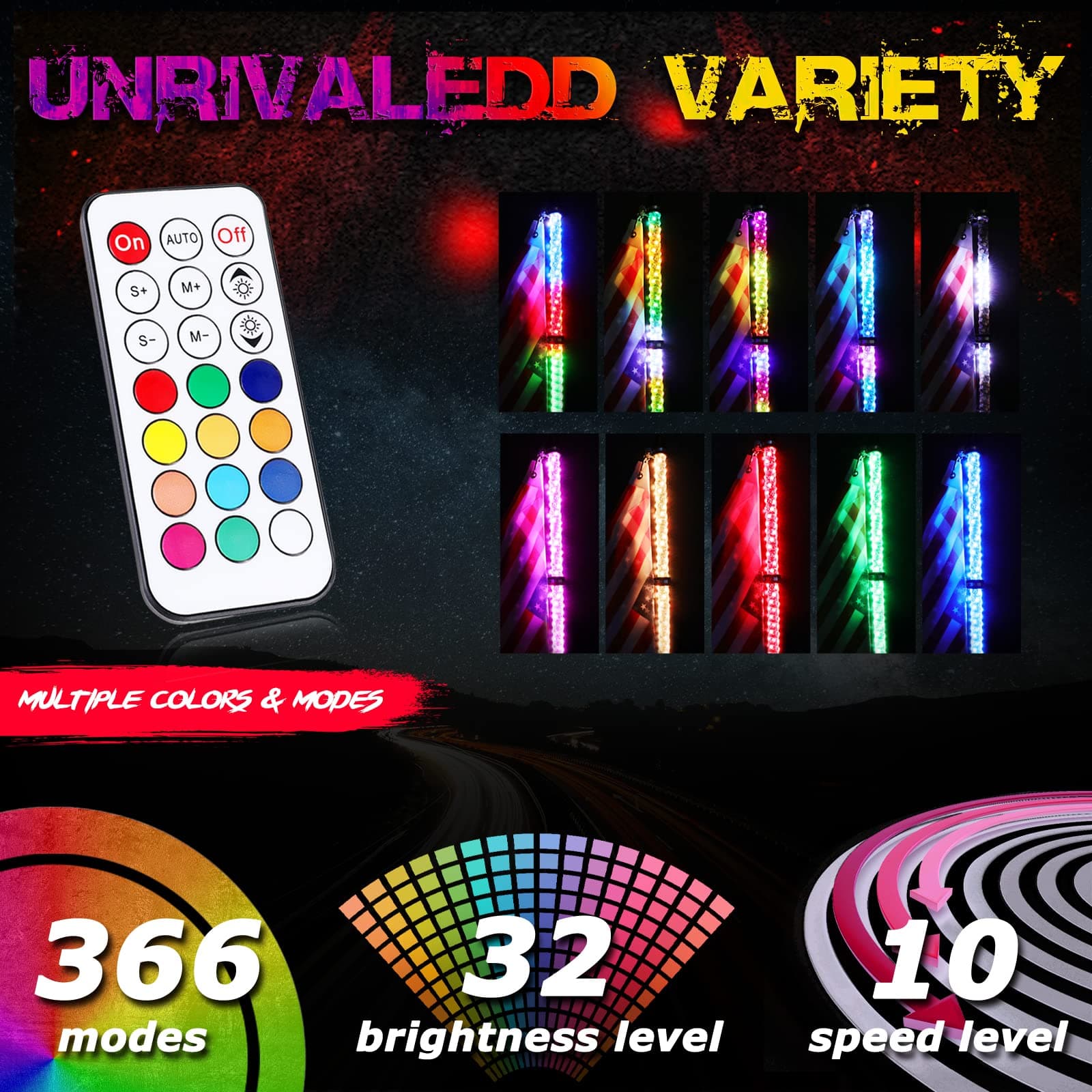atv whip lights