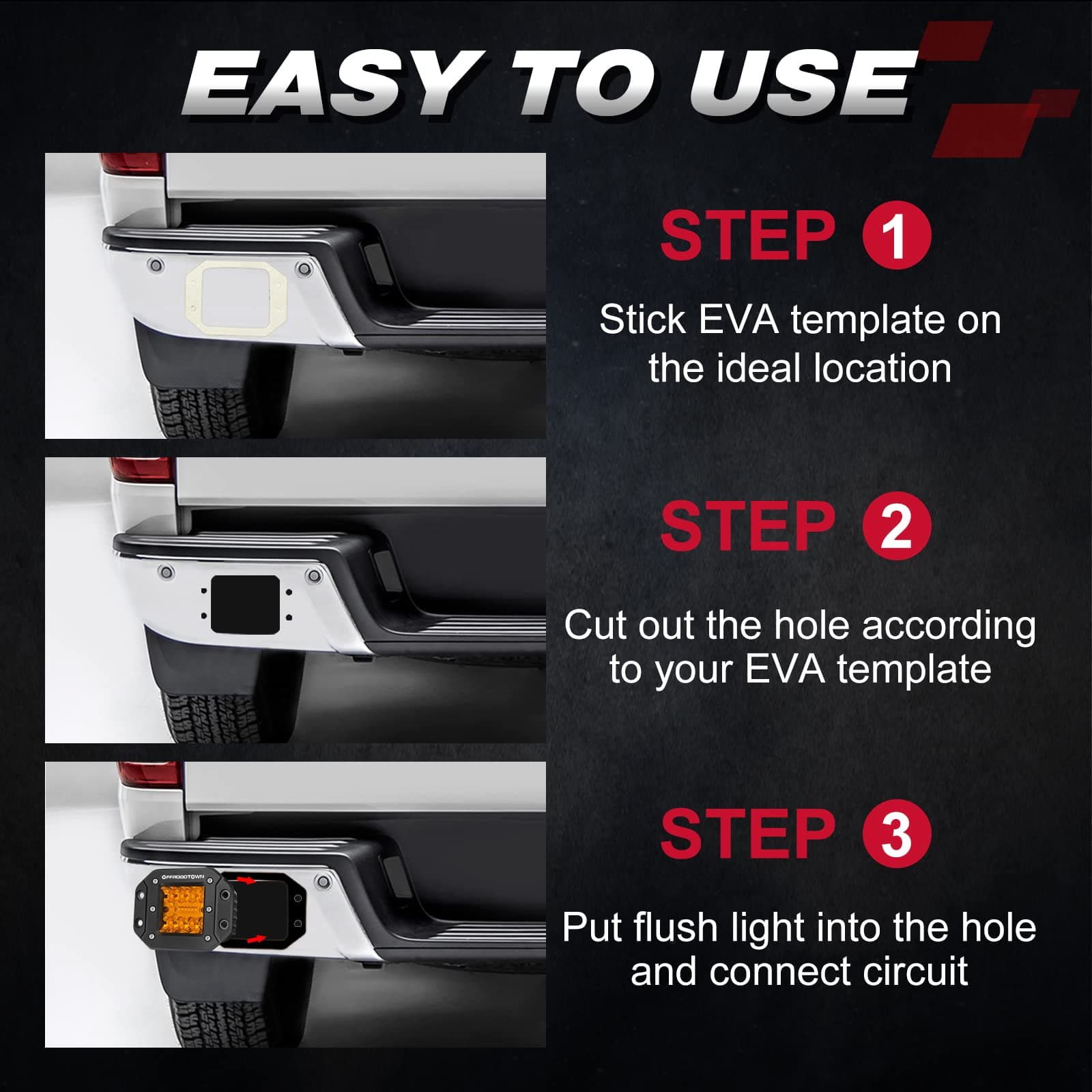 flush mount led pods