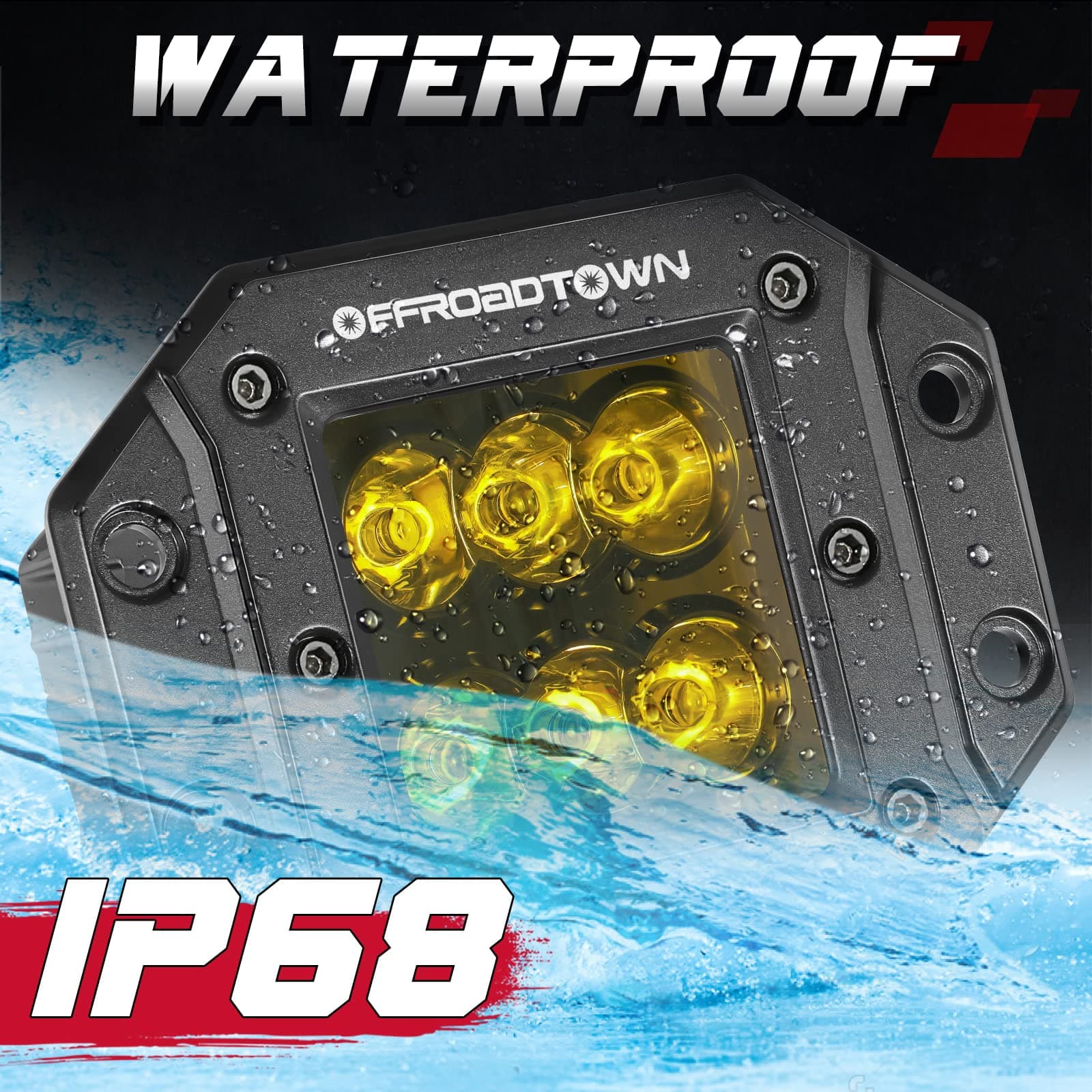 flush mount led pods lights