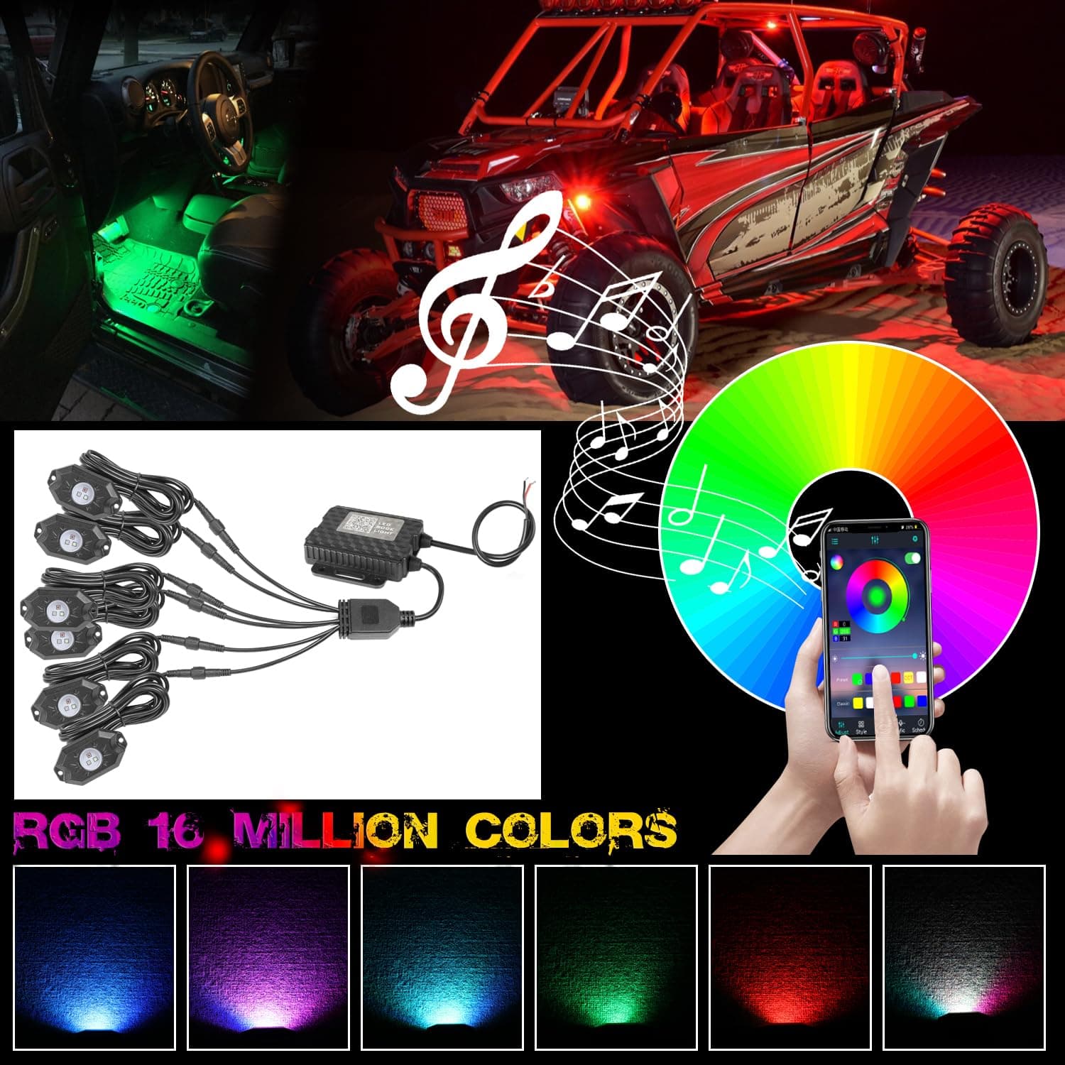 led rock lights