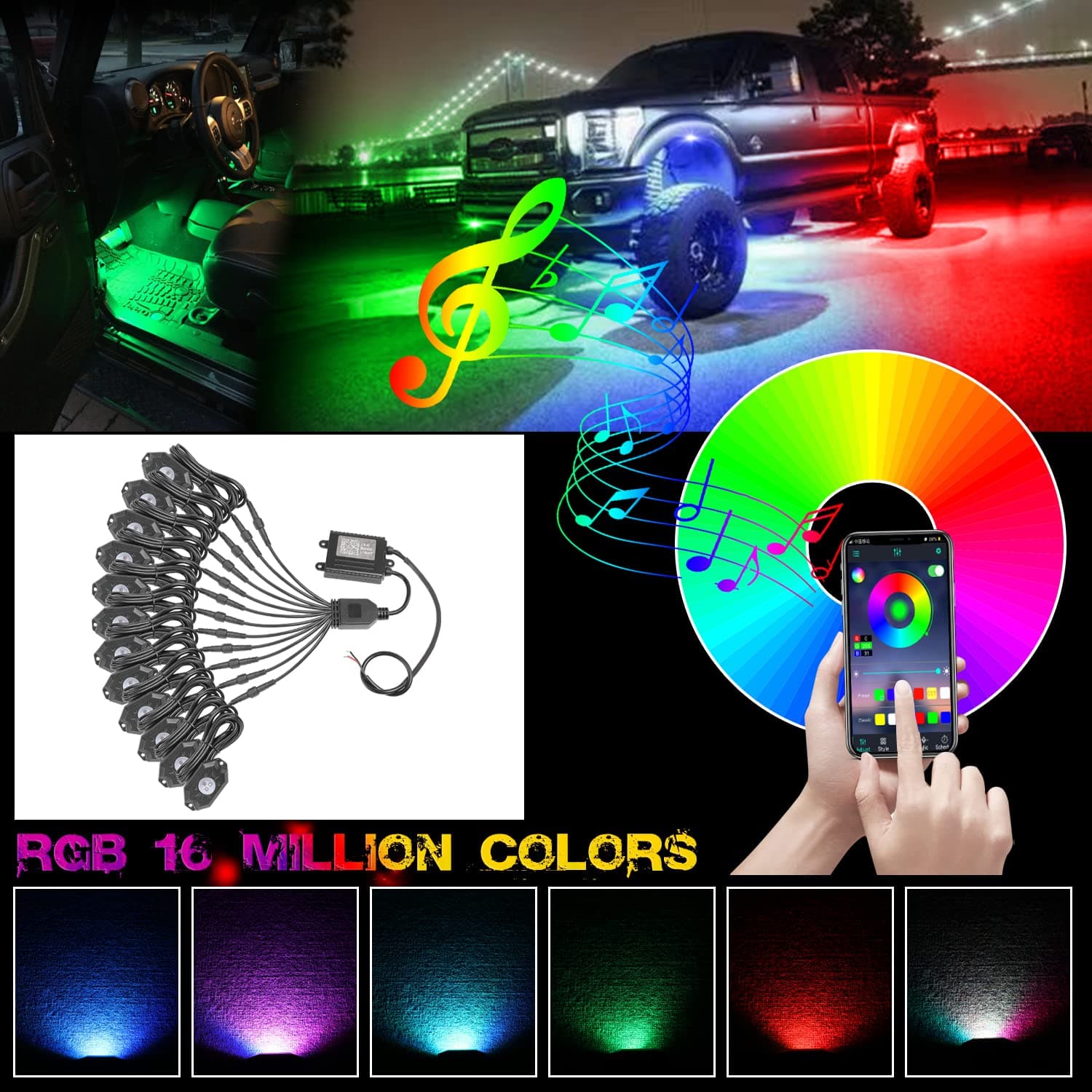 led rock lights