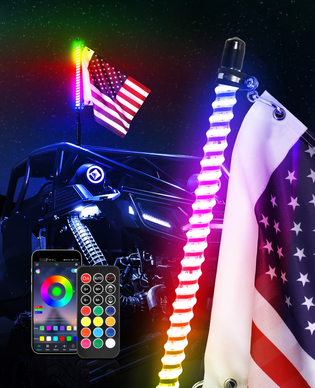 led whip light