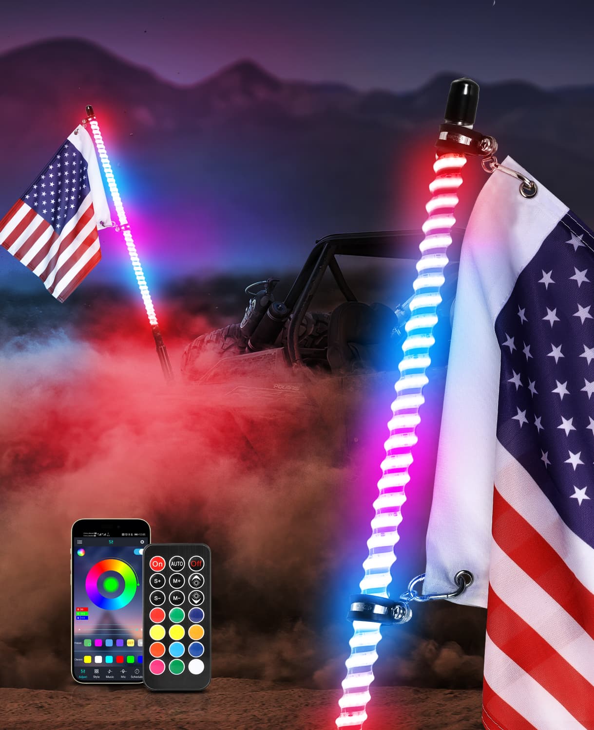 led whip light