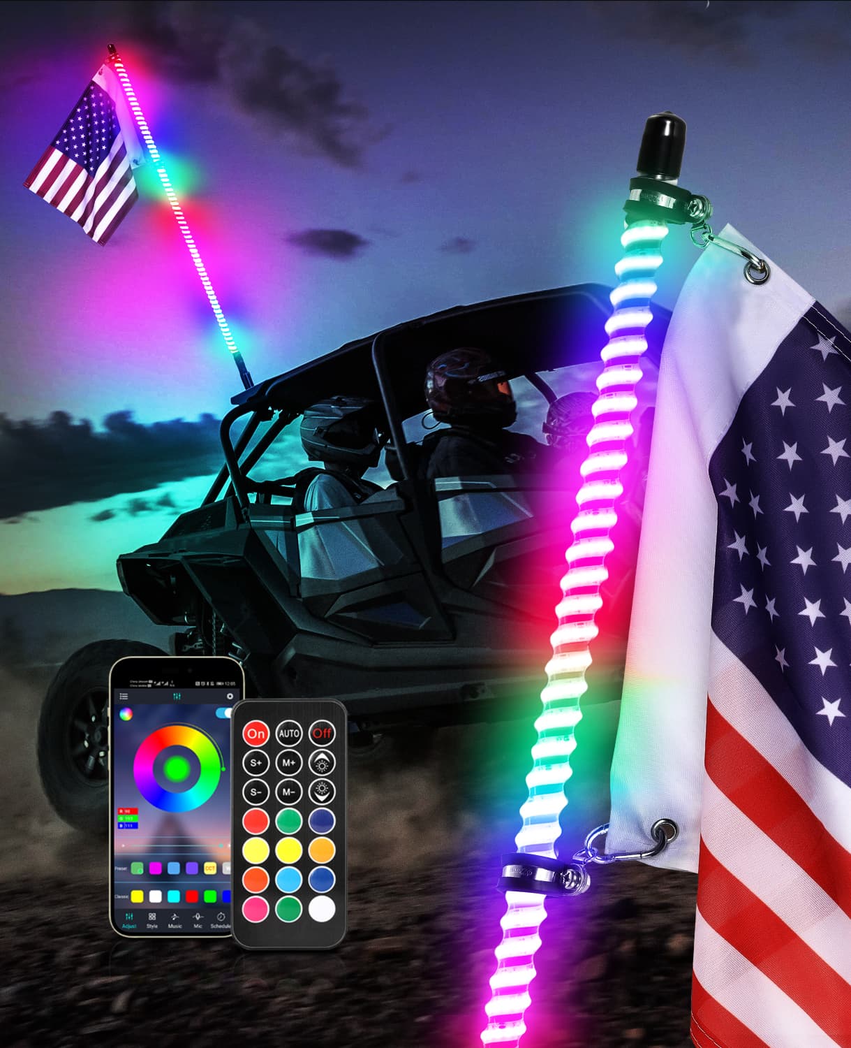 led whip light