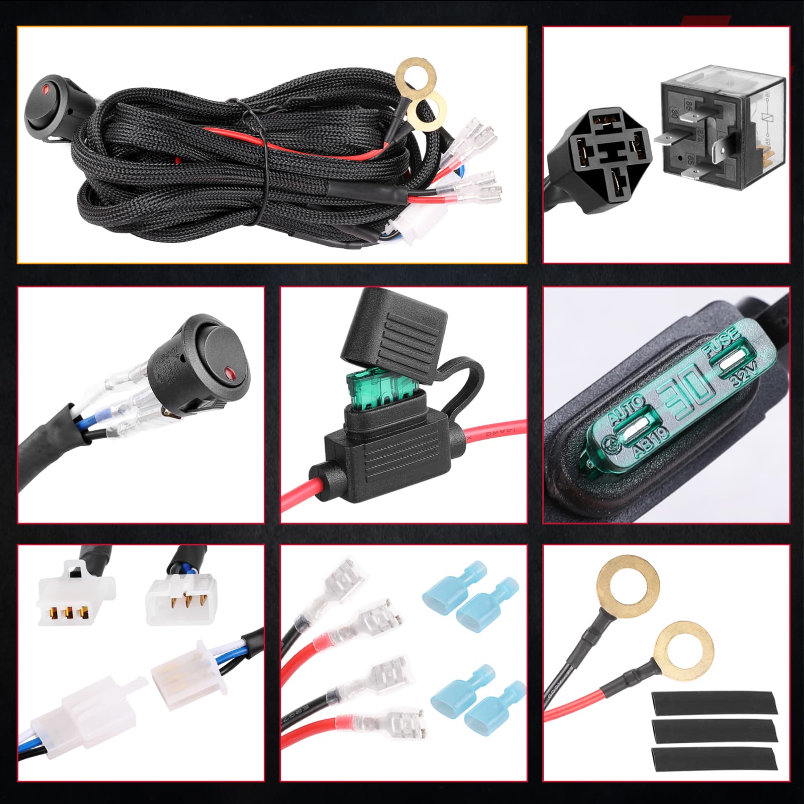 nylon wiring harness
