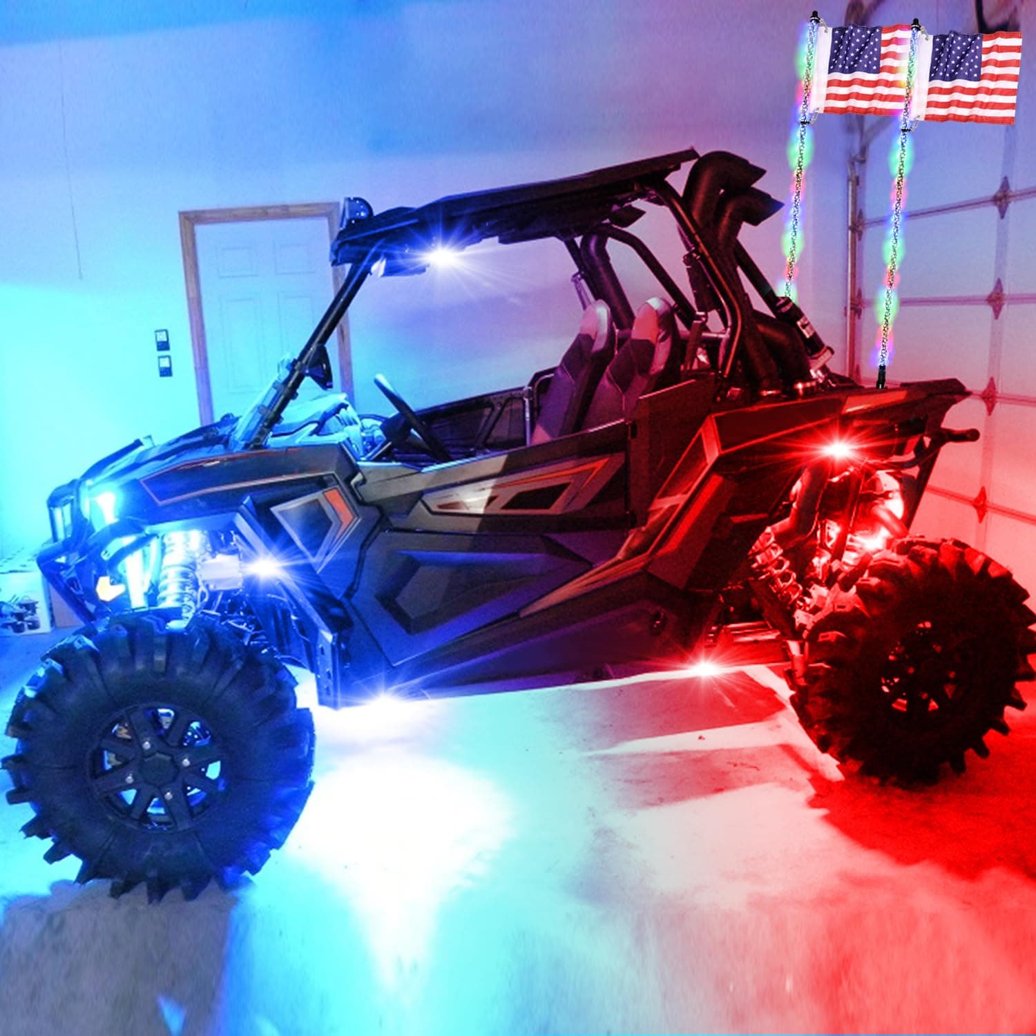 rgb rock light for utv