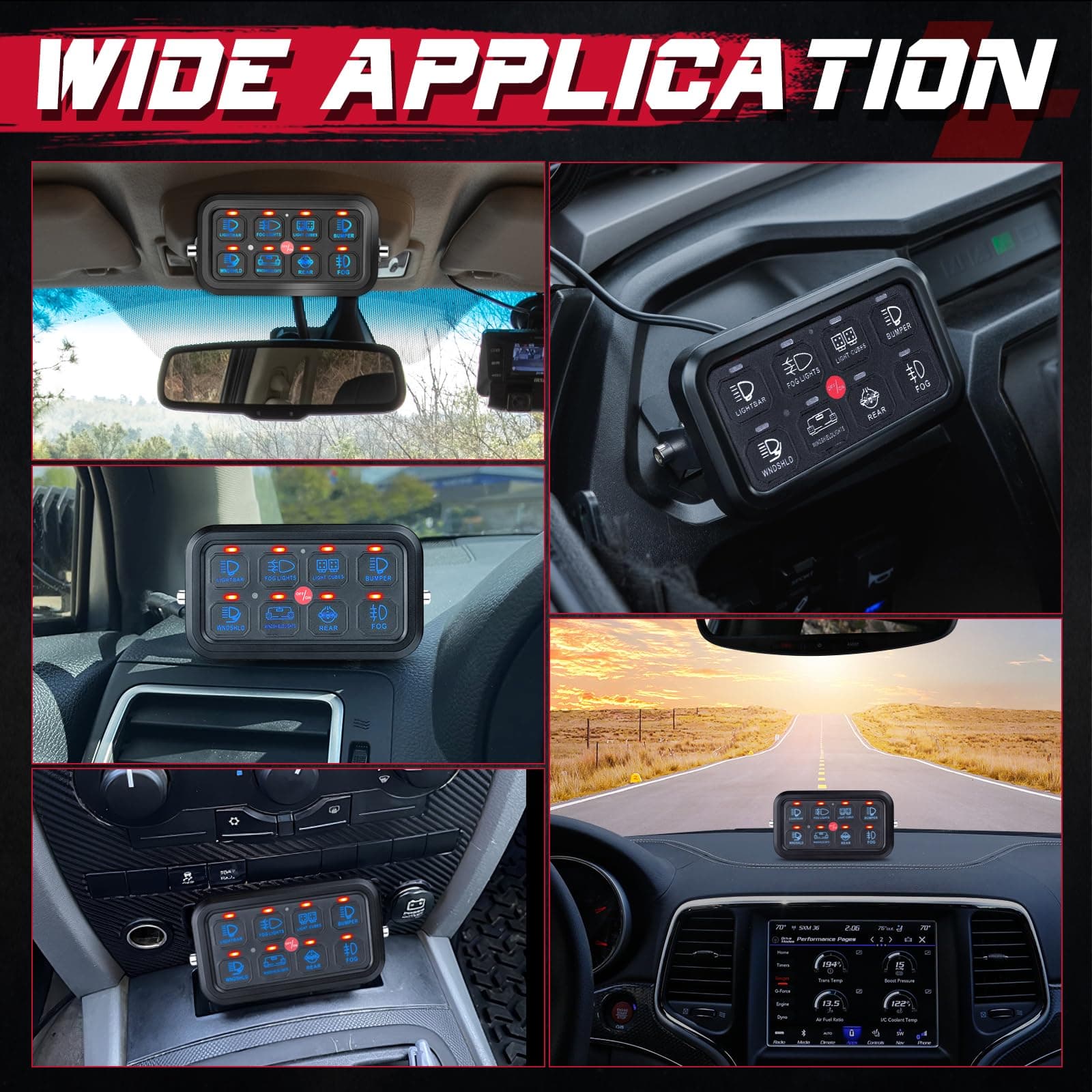 switch panel for pickup
