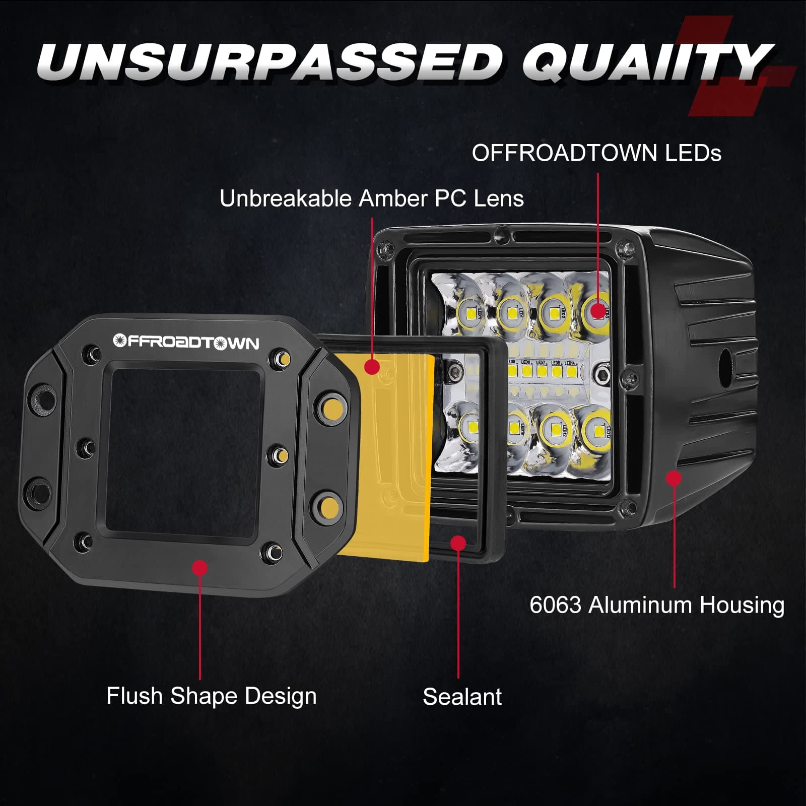 yellow led work lights