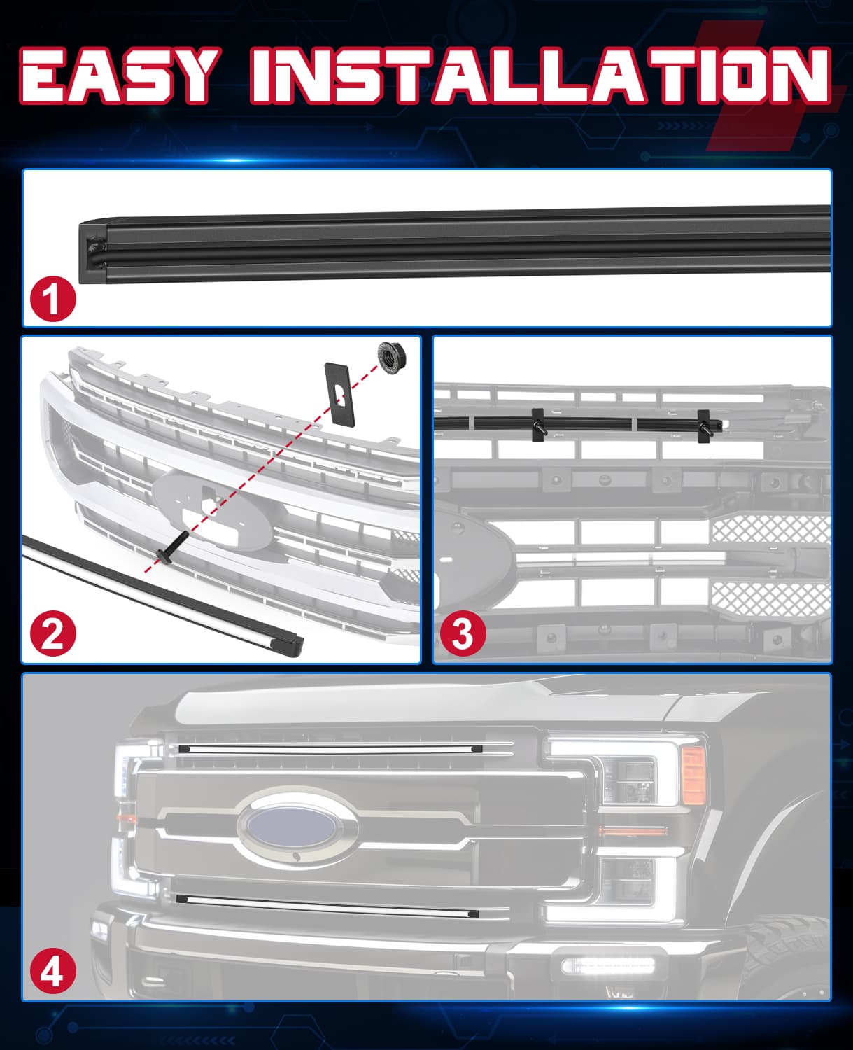 grille light for f-250