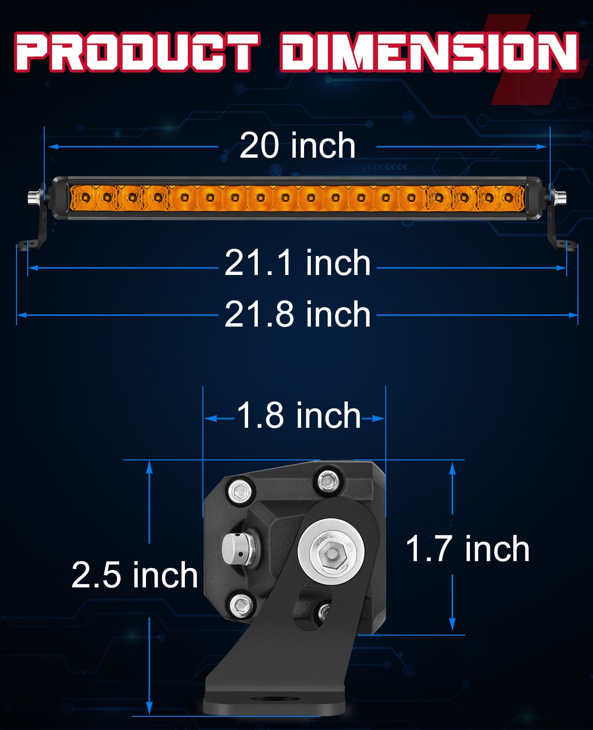 amber light bar