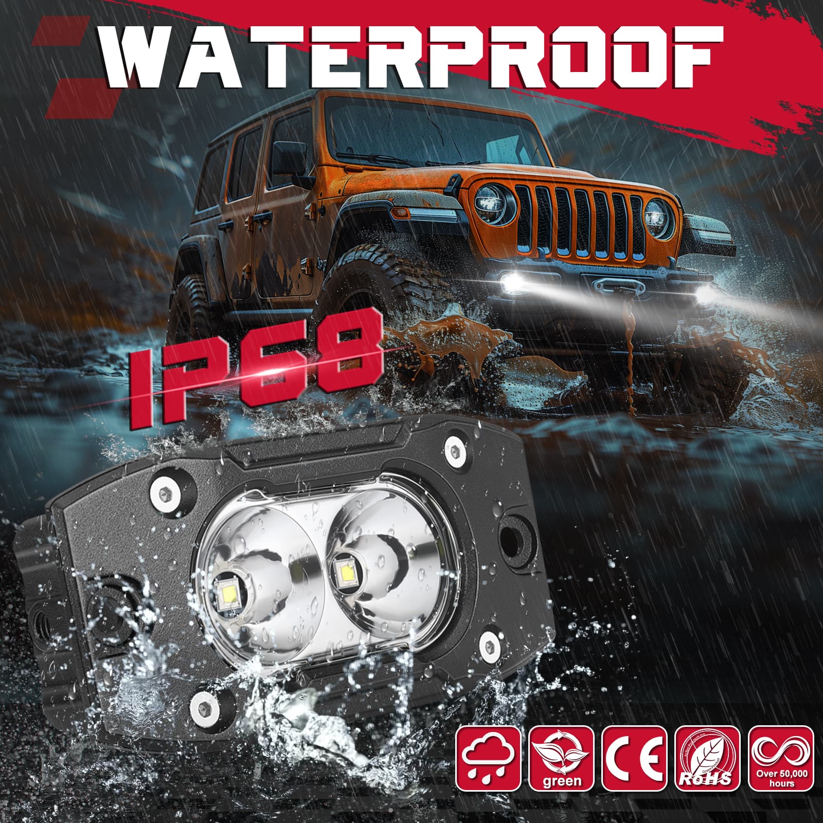 flush mount fog lights