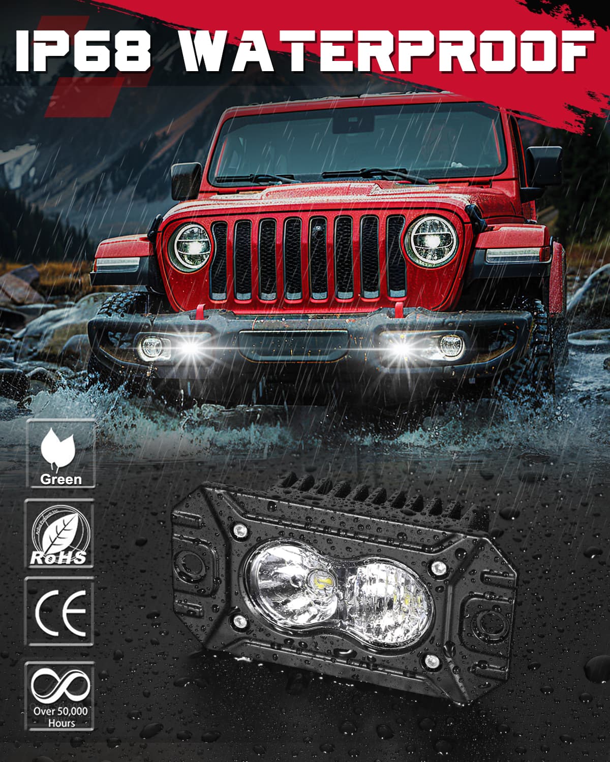 flush mount led pod lights
