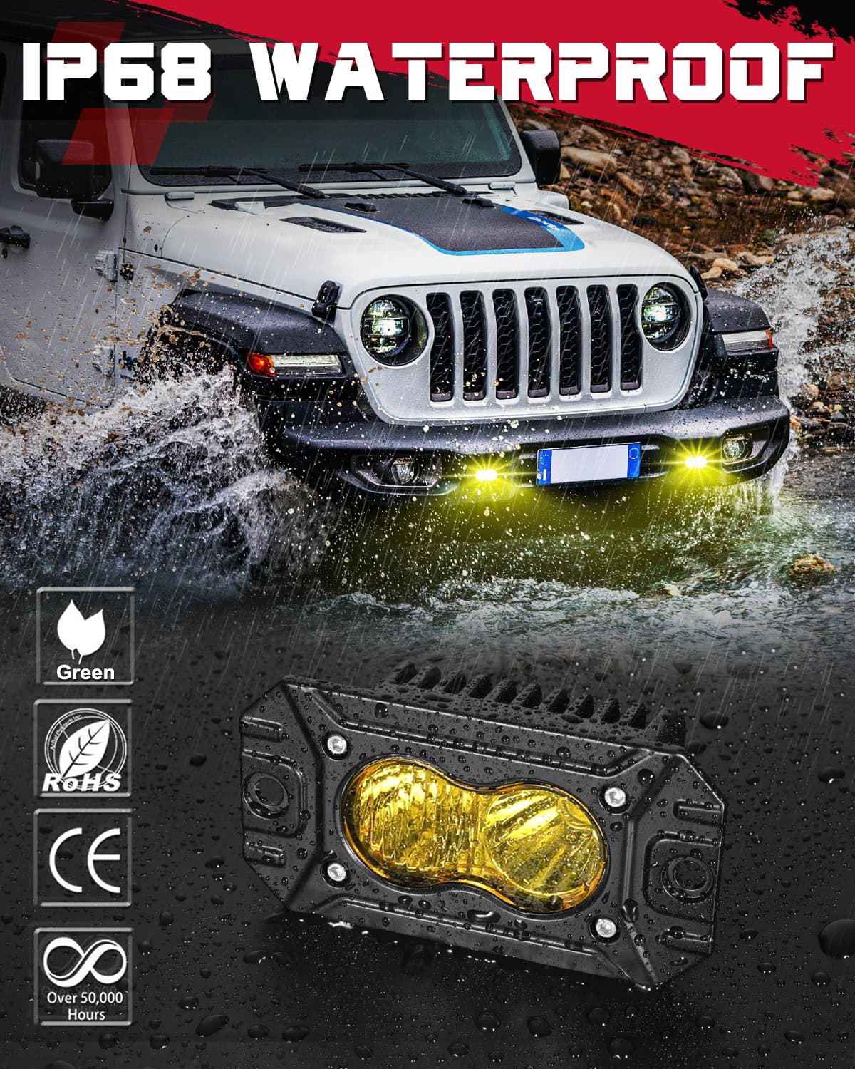 flush mount led pods