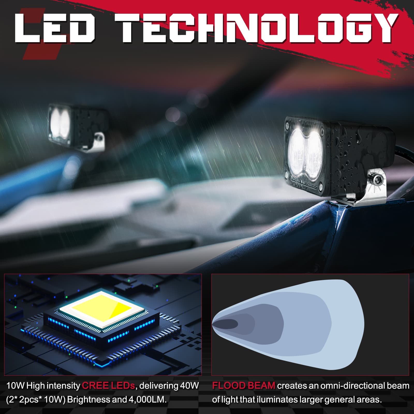 led pod lights