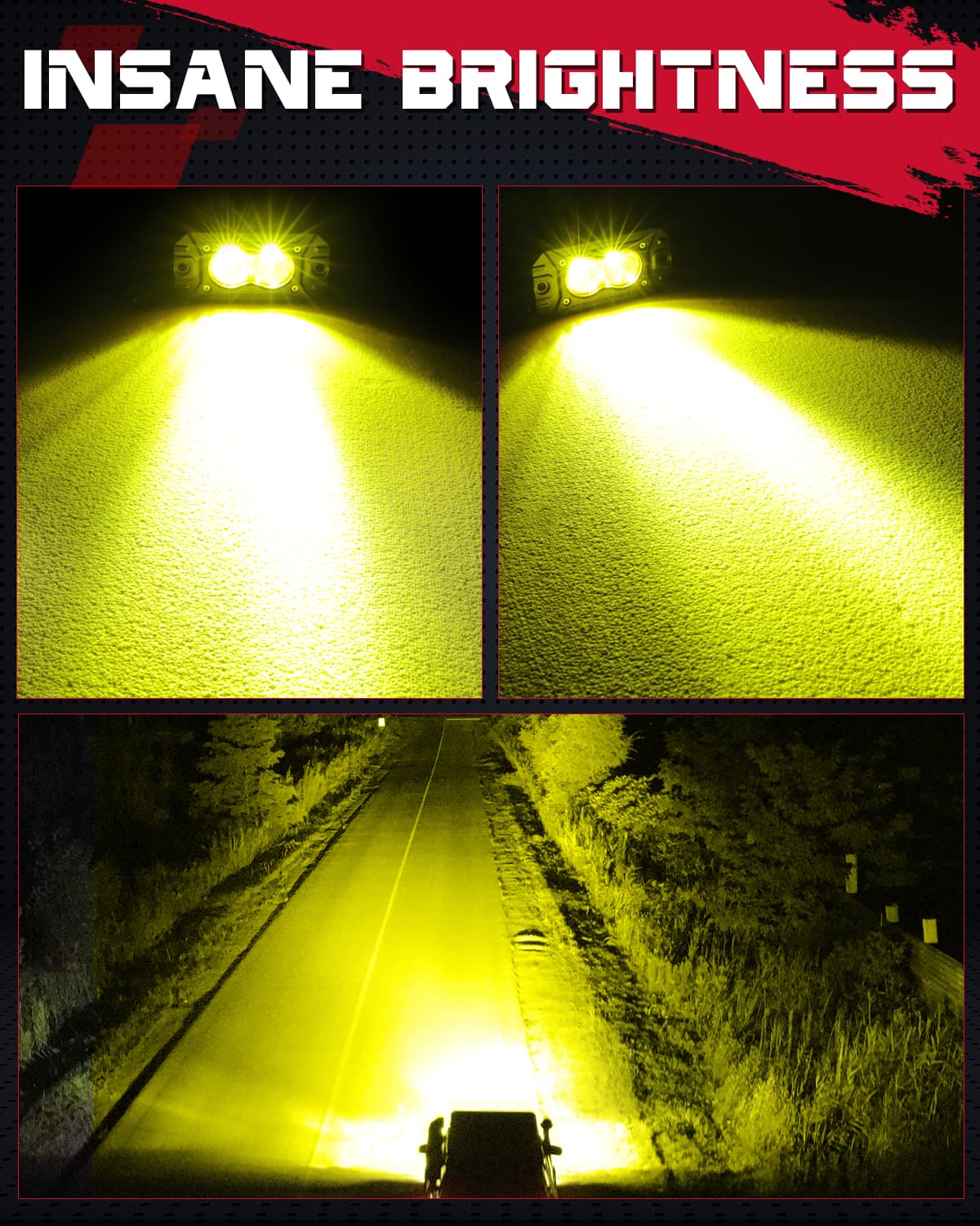 led pods yellow