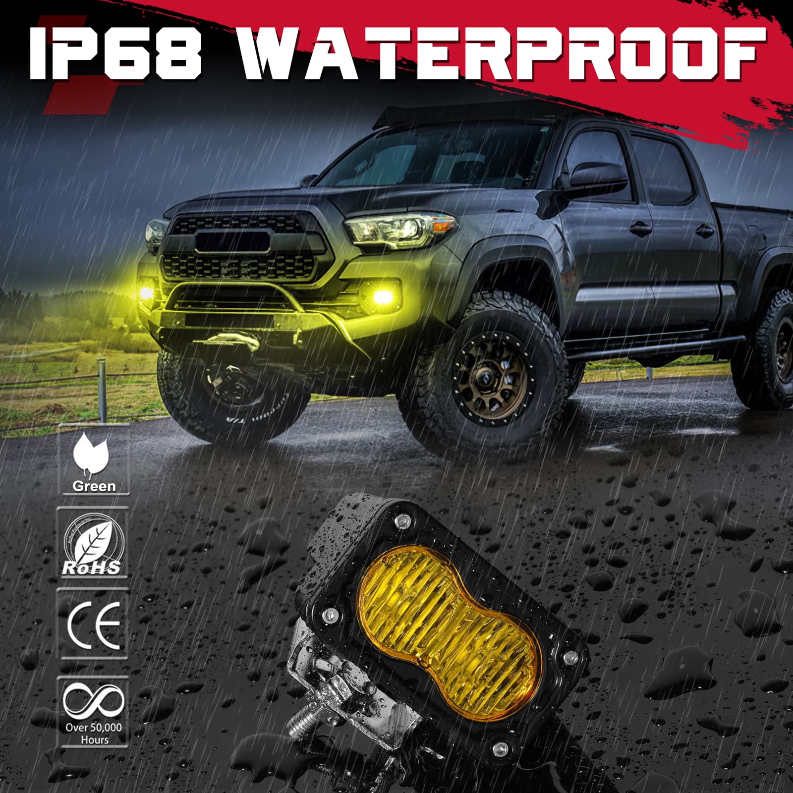 yellow led fog lights