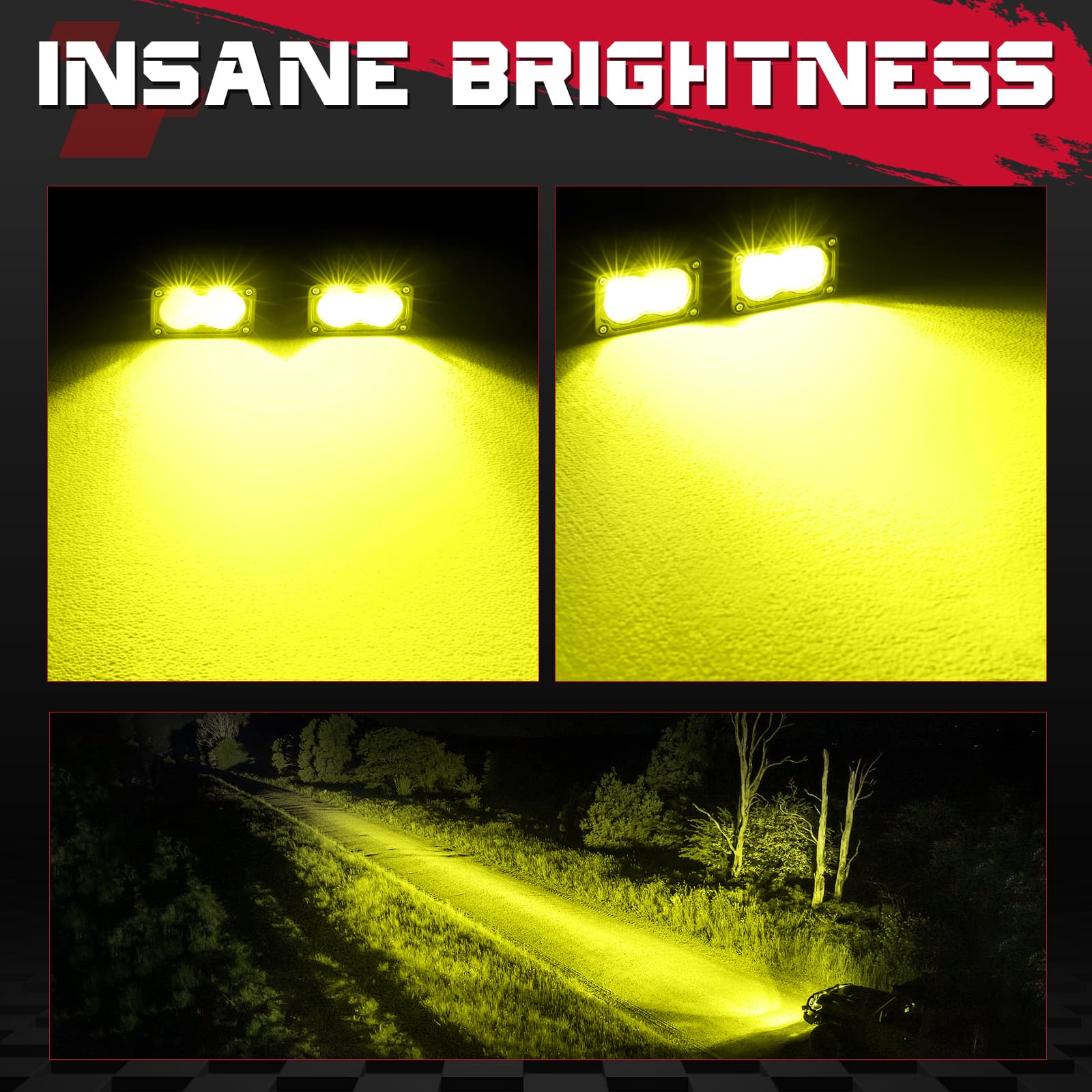 yellow pod lights