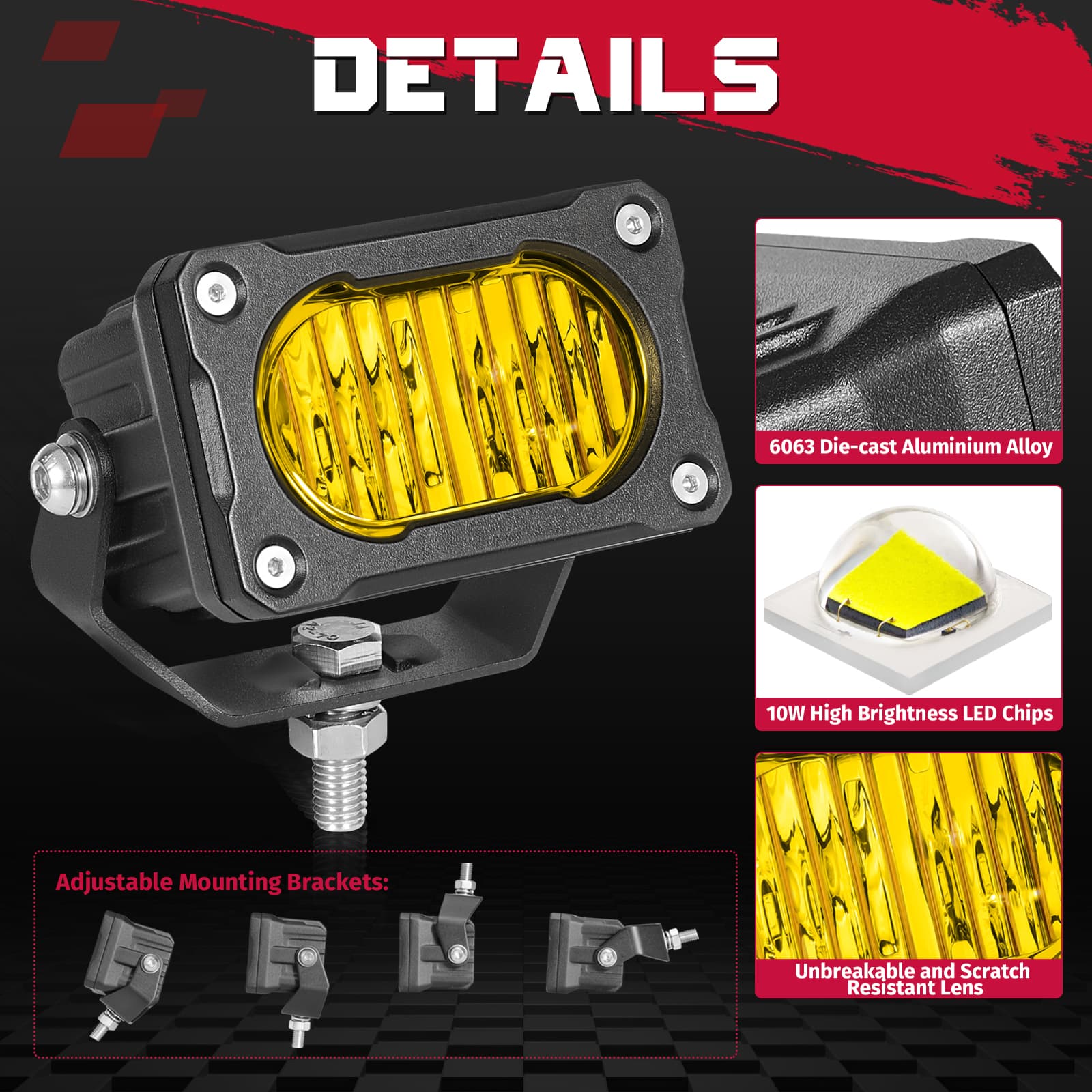 amber led light bar