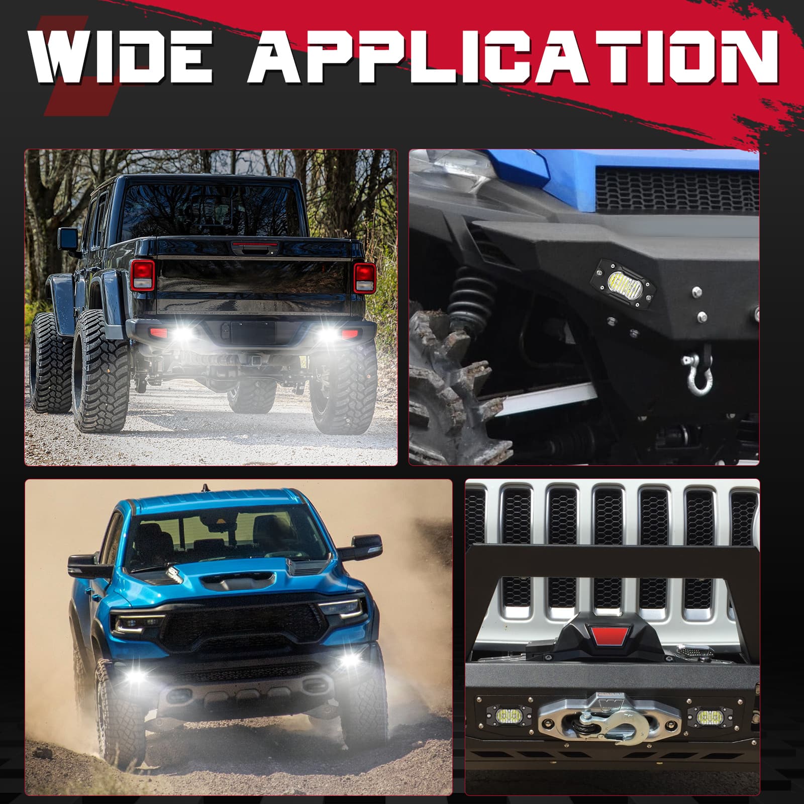 flush mount fog lights for trucks