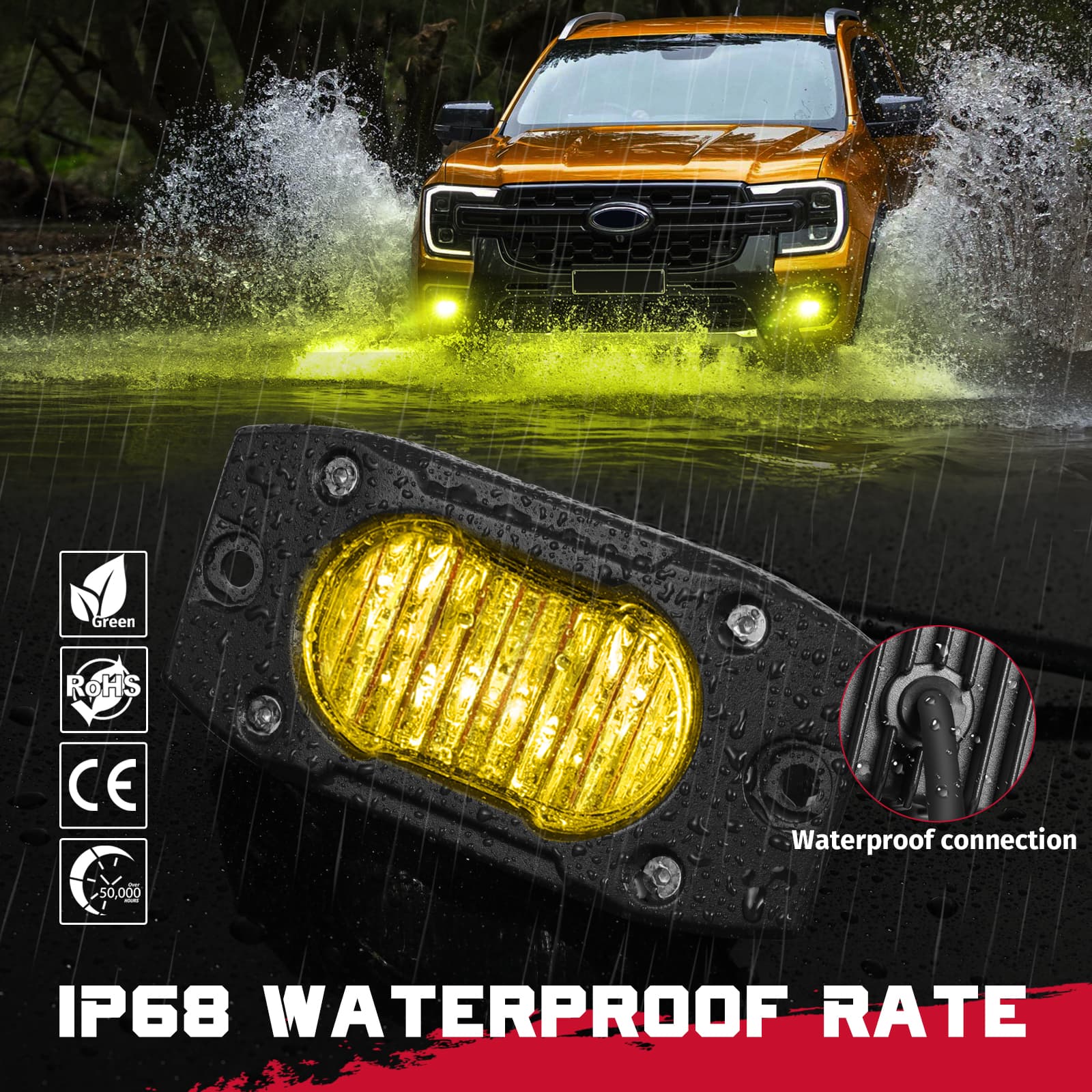flush mount pod lights