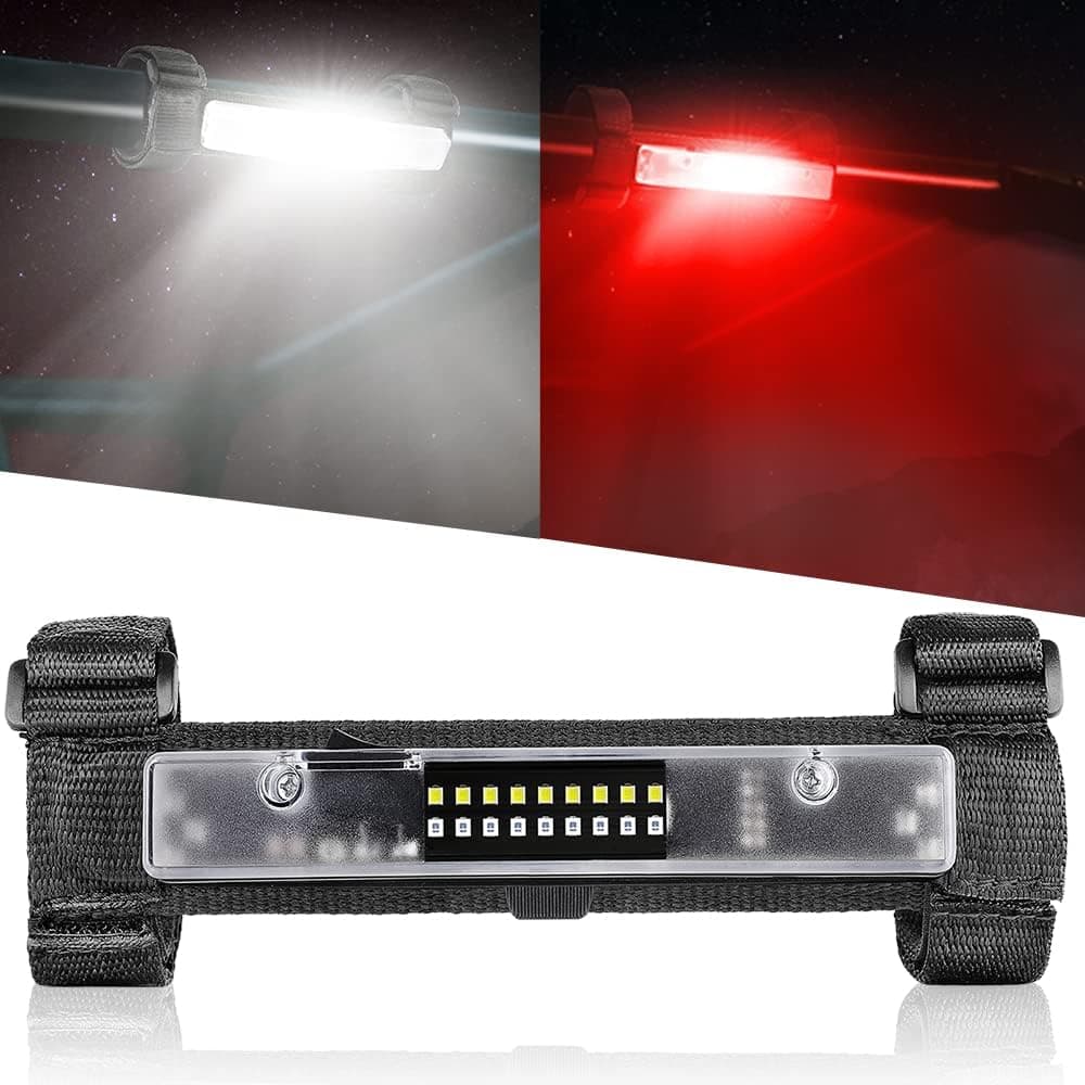 LED UTV DOME LIGHT BATTERY POWERED RED
