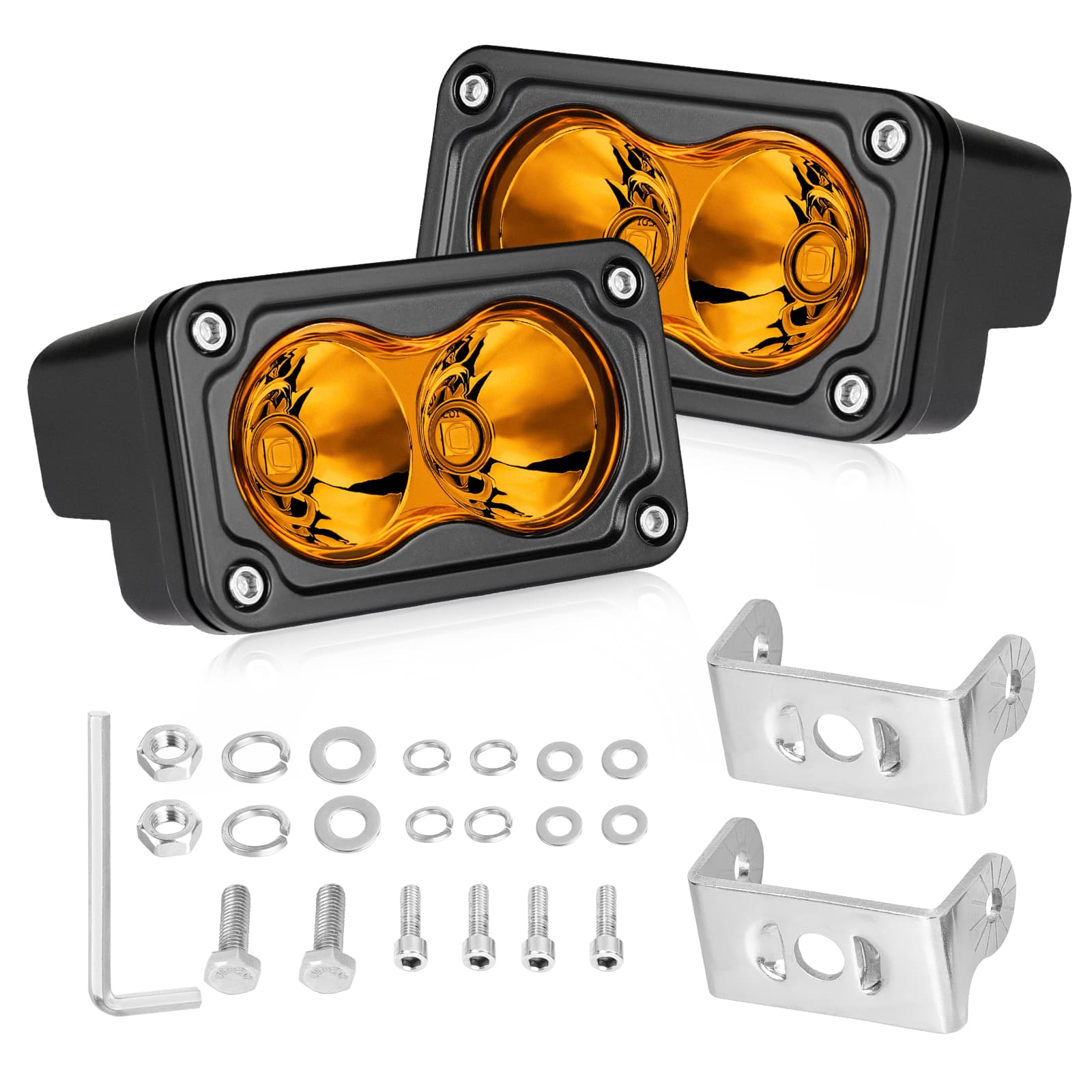 amber led pods