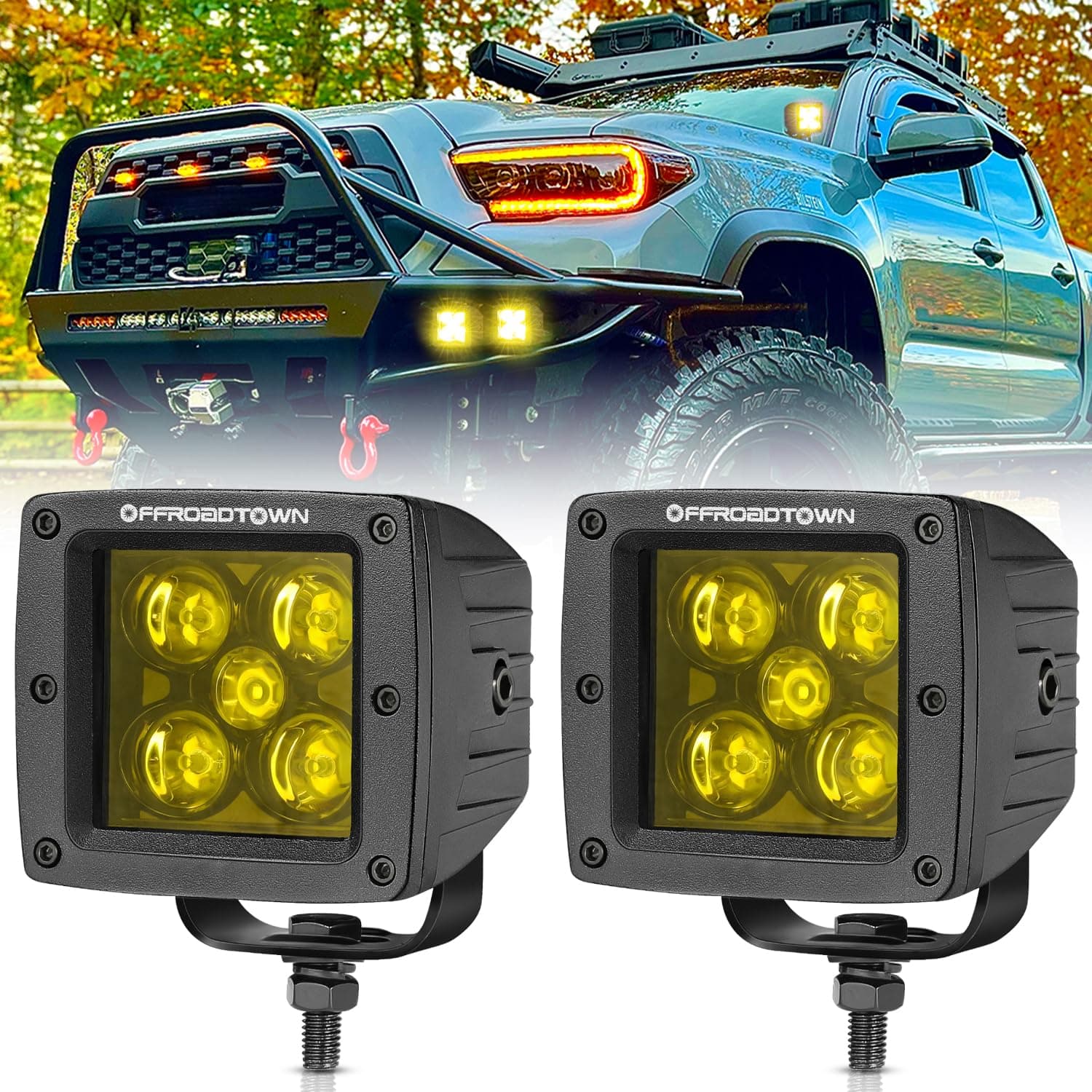 amber led pods