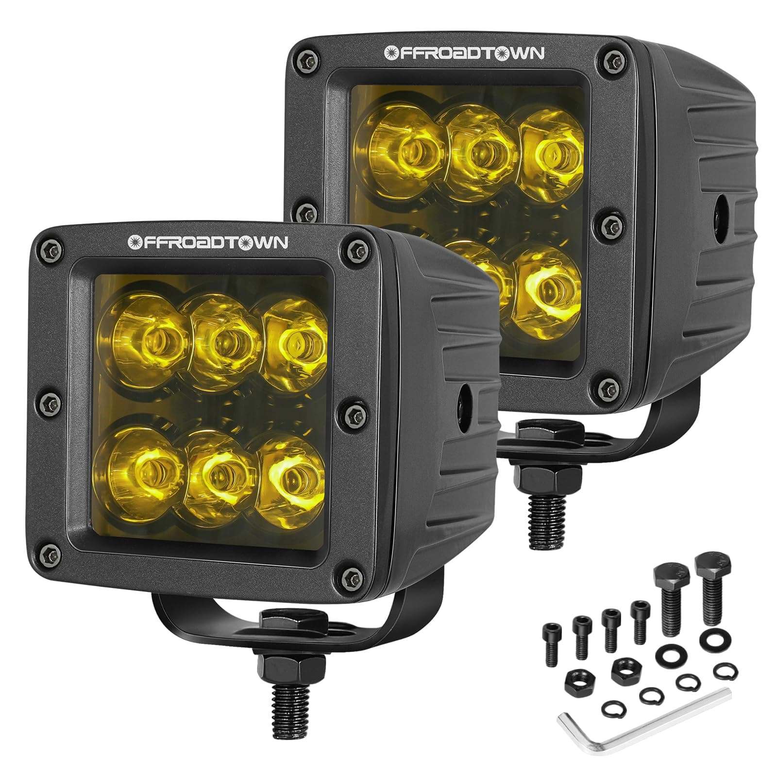 3INCH 60W CREE LED PODS AMBER