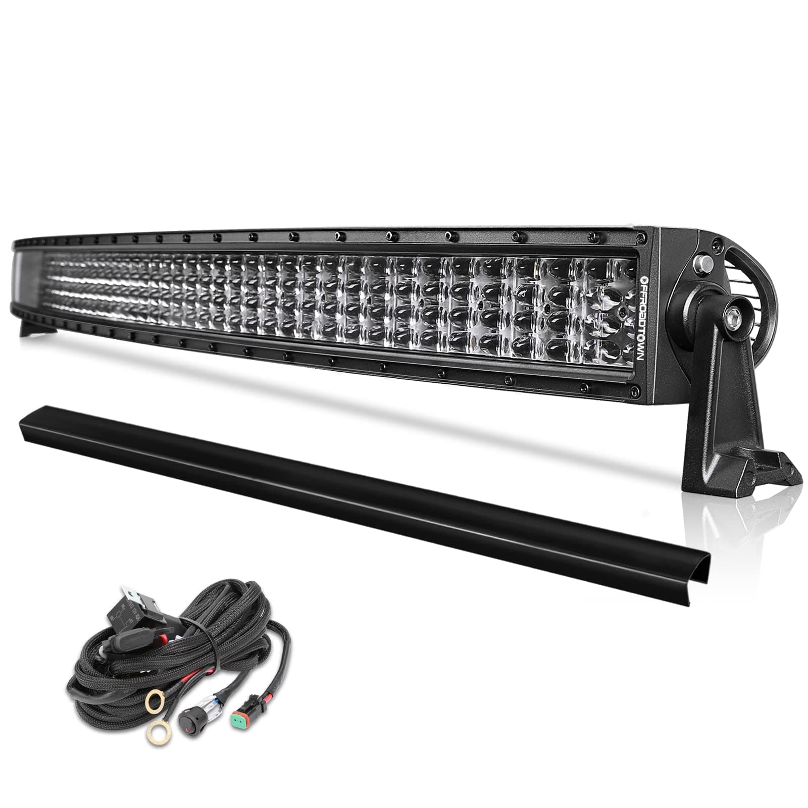 54INCH 416W QUAD ROW CURVED LED LIGHT BAR WHITE