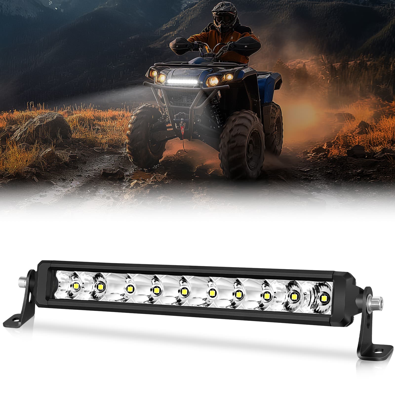 12 Inch Single Row LED Light Bar