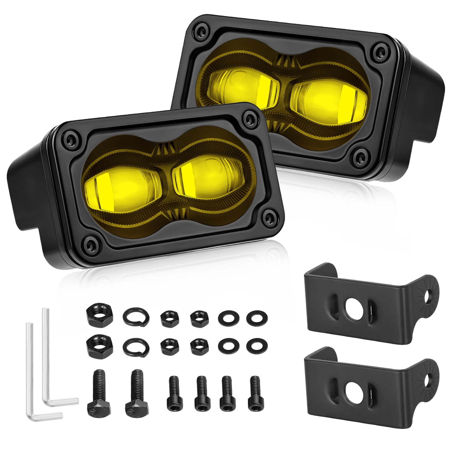 Yellow led fog lights