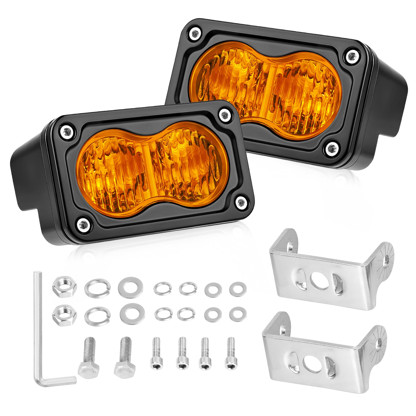 amber led pods