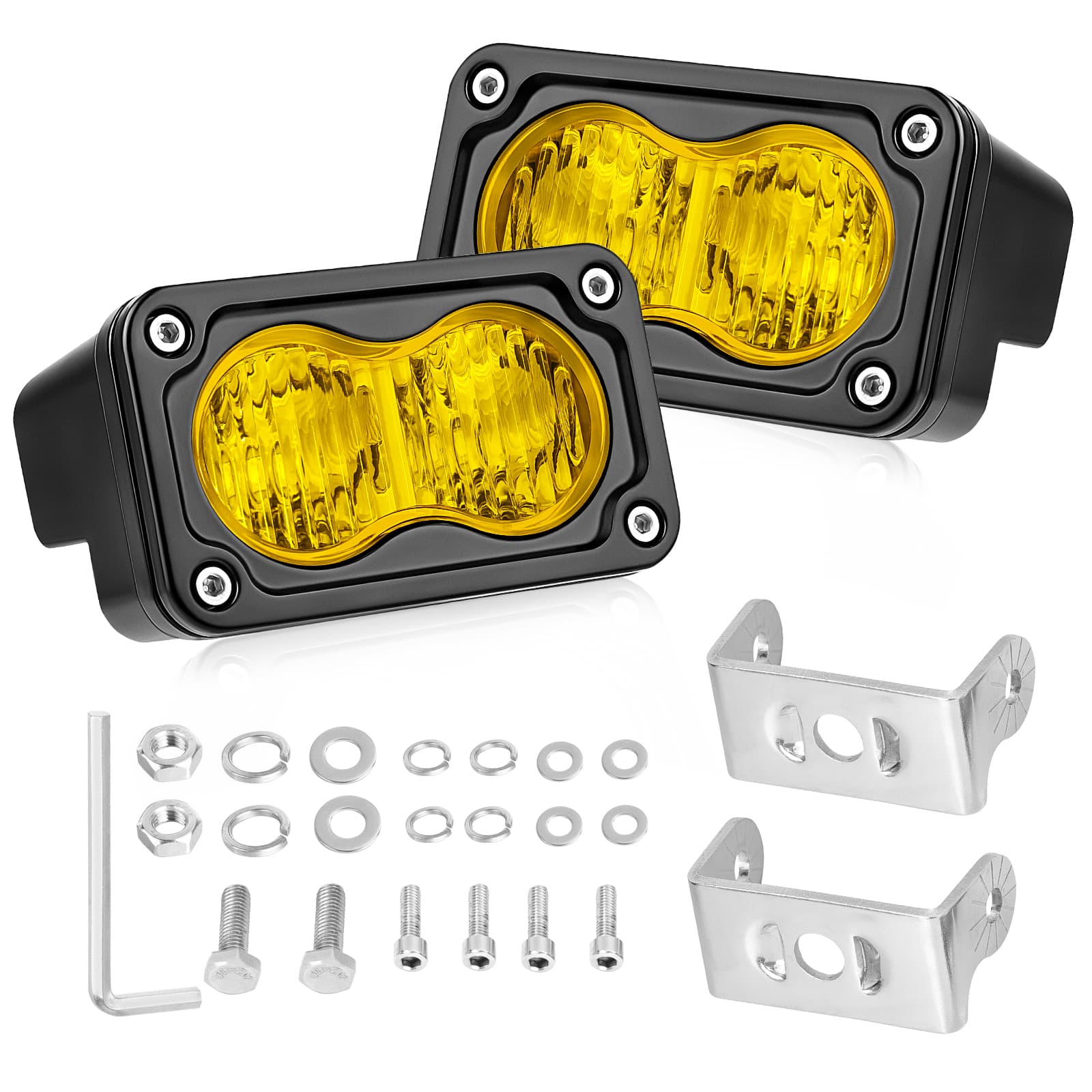 led pods yellow